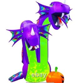 18 Ft COLOSSAL TWO HEADED SERPENT WITH SWIRLING LIGHTS Airblown Yard Inflatable 18 Ft COLOSSAL TWO HEADED SERPENT WITH SWIRLING LIGHTS Airblown Yard Inflatable