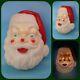 1968 Santa Face Empire Blow Mold Lighted Christmas 17 Santa Head New Led Light