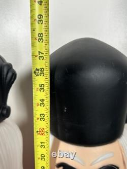 1988 TPI Nutcracker Soldiers Christmas Blow Mold 38 inch Matching Pair Vintage 2 1988 TPI Nutcracker Soldiers Christmas Blow Mold 38 inch Matching Pair Vintage 2