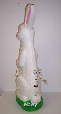 1993 Vintage Easter Bunny Rabbit Blow Mold Don Featherstone Union Products 31
