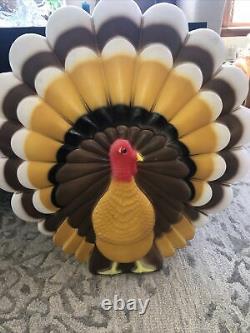 1995 Don FeatherstoneTurkey Thanksgiving Union Products blow mold Works Great