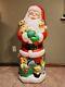 1997 Large Santa And Puppies Blow Mold Indoor/outdoor Christmas Deco Tpi