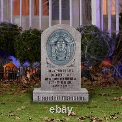 2.5' Ft Disney's Haunted Mansion Talking Madame Leota Tombstone Yard Decor