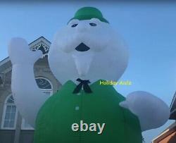 20' COLOSSAL SAM THE SNOWMAN Air blown Lighted Yard Inflatable