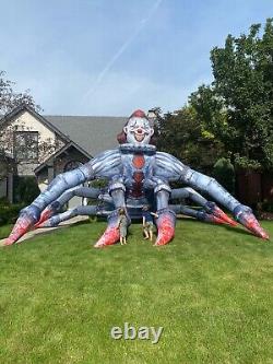 20' Feet Oversized Huge Pennywise IT Spider Form Inflatable Best Halloween Decor