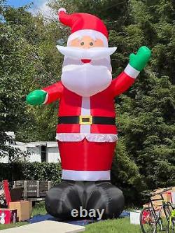 20 ft. Giant Lighted Santa Gemmy Inflatable