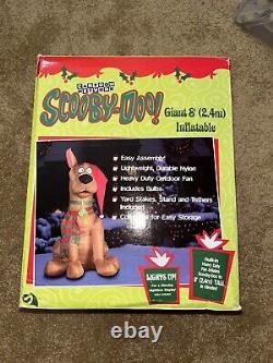 2002 Gemmy Airblown Inflatable 8 Foot Scooby Doo
