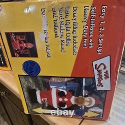 2002 Simpsons Santa Homer Christmas Inflatable With Box D'oh Nuts 9ft Gemmy 2002 Simpsons Santa Homer Christmas Inflatable With Box D'oh Nuts 9ft Gemmy