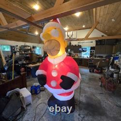 2002 Simpsons Santa Homer Christmas Inflatable With Box D'oh Nuts 9ft Gemmy 2002 Simpsons Santa Homer Christmas Inflatable With Box D'oh Nuts 9ft Gemmy