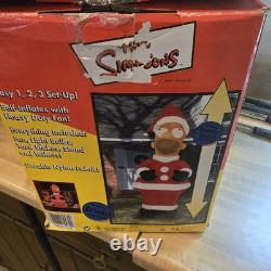 2002 Simpsons Santa Homer Christmas Inflatable With Box D'oh Nuts 9ft Gemmy 2002 Simpsons Santa Homer Christmas Inflatable With Box D'oh Nuts 9ft Gemmy