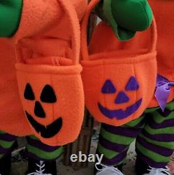 2003 Kmart Pumpkin STOOP KIDS 36 Tall JOE BOXER Dolls Halloween Decoration