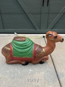 2003 VTG General Foam Plastics 28 CAMEL Blow Mold Christmas Nativity in Box NUC 2003 VTG General Foam Plastics 28 CAMEL Blow Mold Christmas Nativity in Box NUC