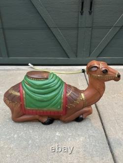 2003 VTG General Foam Plastics 28 CAMEL Blow Mold Christmas Nativity in Box NUC 2003 VTG General Foam Plastics 28 CAMEL Blow Mold Christmas Nativity in Box NUC