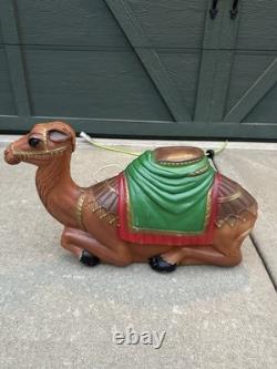 2003 VTG General Foam Plastics 28 CAMEL Blow Mold Christmas Nativity in Box NUC 2003 VTG General Foam Plastics 28 CAMEL Blow Mold Christmas Nativity in Box NUC