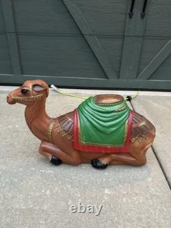 2003 VTG General Foam Plastics 28 CAMEL Blow Mold Christmas Nativity in Box NUC 2003 VTG General Foam Plastics 28 CAMEL Blow Mold Christmas Nativity in Box NUC