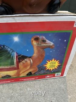 2003 VTG General Foam Plastics 28 CAMEL Blow Mold Christmas Nativity in Box NUC 2003 VTG General Foam Plastics 28 CAMEL Blow Mold Christmas Nativity in Box NUC