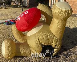 2004 Gemmy Valentines Day 6 Foot Teddy Bear I Love You Airblown Inflatable w Box