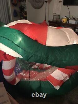 2005 Gemmy Christmas Airblown Inflatable Rotating Carousel 6ft Lighted PLZ READ