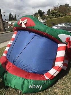 2005 Gemmy Christmas Airblown Inflatable Rotating Carousel 6ft Lighted PLZ READ
