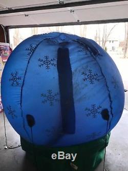 2006 Rare Gemmy Airblown 6ft Grinch Globe Inflatable