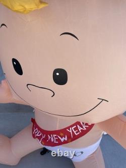 2007 Gemmy Happy New Year Baby Lighted Inflatable Yard Decoration Large