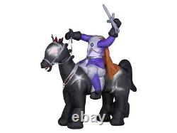 2008 Gemmy 7' Lighted Halloween Headless Horseman Inflatable Airblown New Sealed