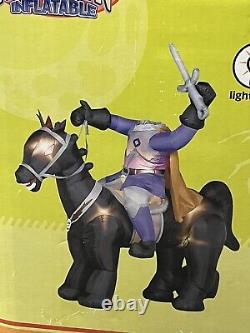 2008 Gemmy 7' Lighted Halloween Headless Horseman Inflatable Airblown New Sealed