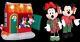 2009 Gemmy Disney Mickey Minnie N Cottage Animated Inflatable Airblown + Greeter