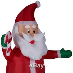 2017 Santa Claus Christmas Outdoor Decor 7' Airblown Inflatable LED Lighted Yard