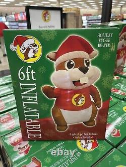 2022 Buc-ee's Buc-ee Beaver 6' Ft Holiday Christmas Inflatable NIB Bucees NEW