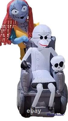 2022 Gemmy Nightmare Before Christmas Dr Finkelstein with Sally Inflatable 7 ft