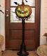 2023 Cracker Barrel Halloween Flaming Jack-o-lantern Pumpkin Lamp Post