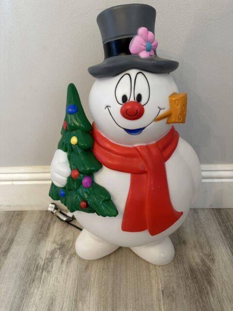 2023 Frosty The Snowman Light Up Blow Mold Christmas Decoration 2 Ft