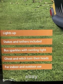 2024 Gemmy 8' ANIMATED Ghoul SCHOOL Bus Halloween Airblown Lighted Inflatable 2024 Gemmy 8' ANIMATED Ghoul SCHOOL Bus Halloween Airblown Lighted Inflatable