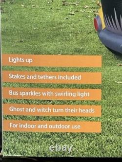 2024 Gemmy 8' ANIMATED Ghoul SCHOOL Bus Halloween Airblown Lighted Inflatable 2024 Gemmy 8' ANIMATED Ghoul SCHOOL Bus Halloween Airblown Lighted Inflatable