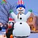 20ft/26ft/33ft/40ft Giant Inflatable Santa Claus Xmas Snowman Holiday Decor