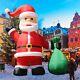 20ft 26ft 33ft 40ft Giant Inflatable Santa Claus With Blower For Christmas Decor