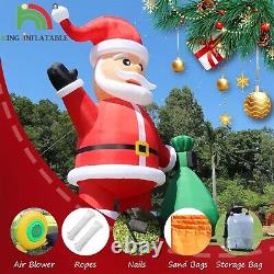 20FT Giant Inflatable Santa Claus with Air Blower Fit Outdoor Christmas Decor