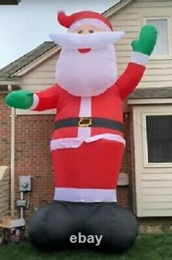 20ft Colossal Christma Santa Claus Airblown Inflatable Led Yard Decor