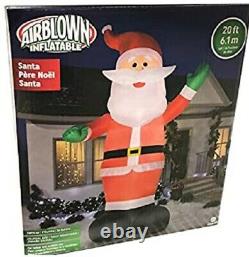 20ft Colossal Christma Santa Claus Airblown Inflatable Led Yard Decor