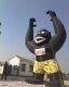 20ft Inflatable Black Gorilla Advertising Promotion With Blower 110/220v A