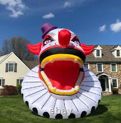 20ft Pre-Lit Pennny Wise Halloween Clown Inflatable Yard Decoration