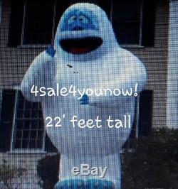 22 Foot Inflatable Bumble The Abominable Snowman Rudolph Christmas Custom Made