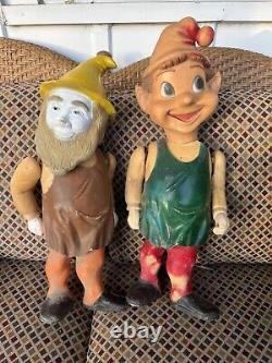 22Vtg Elf Hard Plastic Blow Mold Xmas Large Tall Union Product Damage 1950-'60s