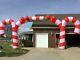25ft Gemmy Airblown Inflatable Prototype Christmas Archway Candy Cane #12714