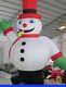 26' Inflatable Snowman Christmas Holiday Decoration With Blower