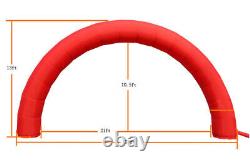 2613 ft Red Inflatable Arch Advertising Promotion Outdoor with 350W Air Blower