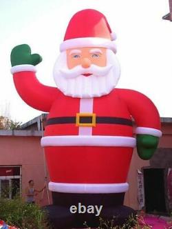 26Ft Inflatable Santa Christmas Holiday Decoration With Blower New