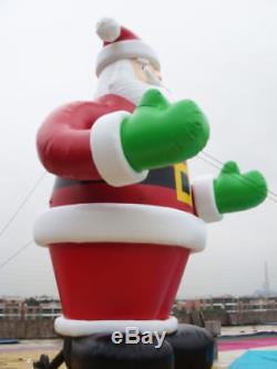 26ft 8M Inflatable Advertising Promotion Giant Christmas Santa Claus with Blower