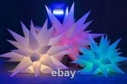 2m Led Inflatable star party decor with led RGB inflatable decoration wedding A